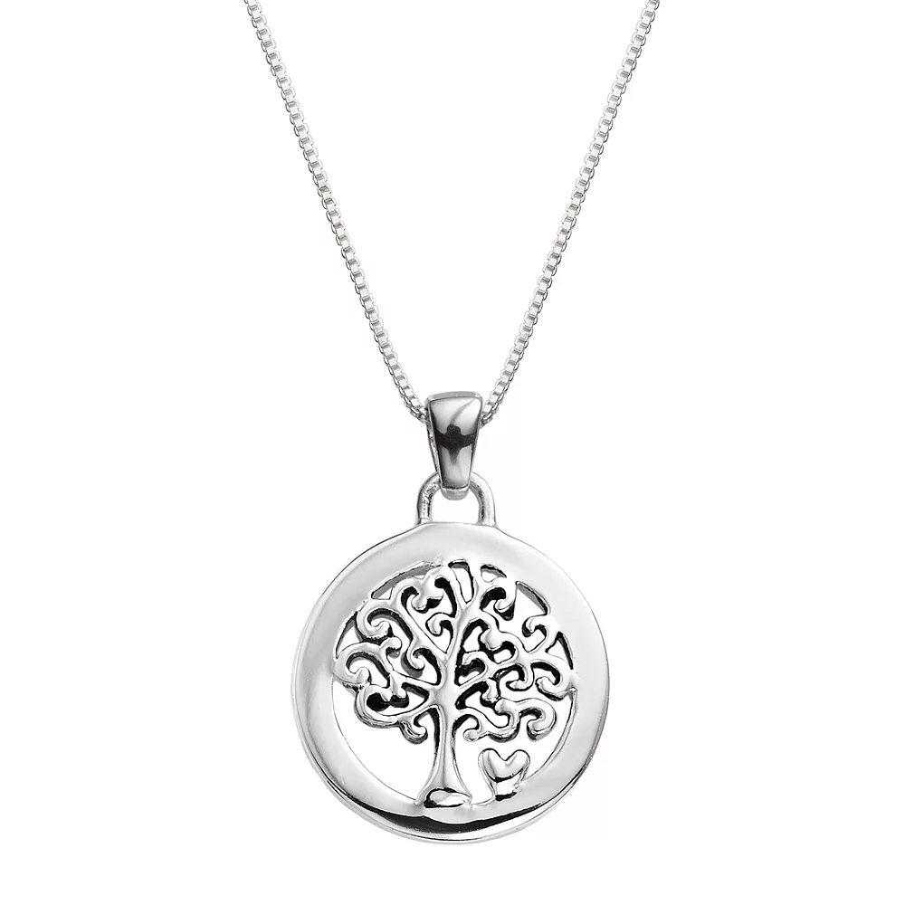 Timeless Sterling Silver Family Tree Pendant - Image 4