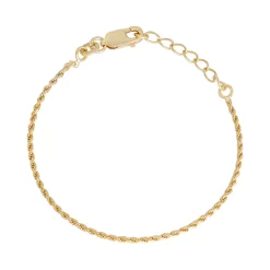 Junior Jewels Kids' Sterling Silver Rope Chain Bracelet