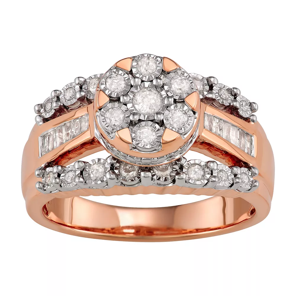 Sterling Silver 1/2 Carat T.W. Diamond Ring - Image 3