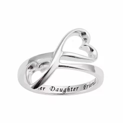 Love This Life® "Mother Daughter" Sterling Silver Ring