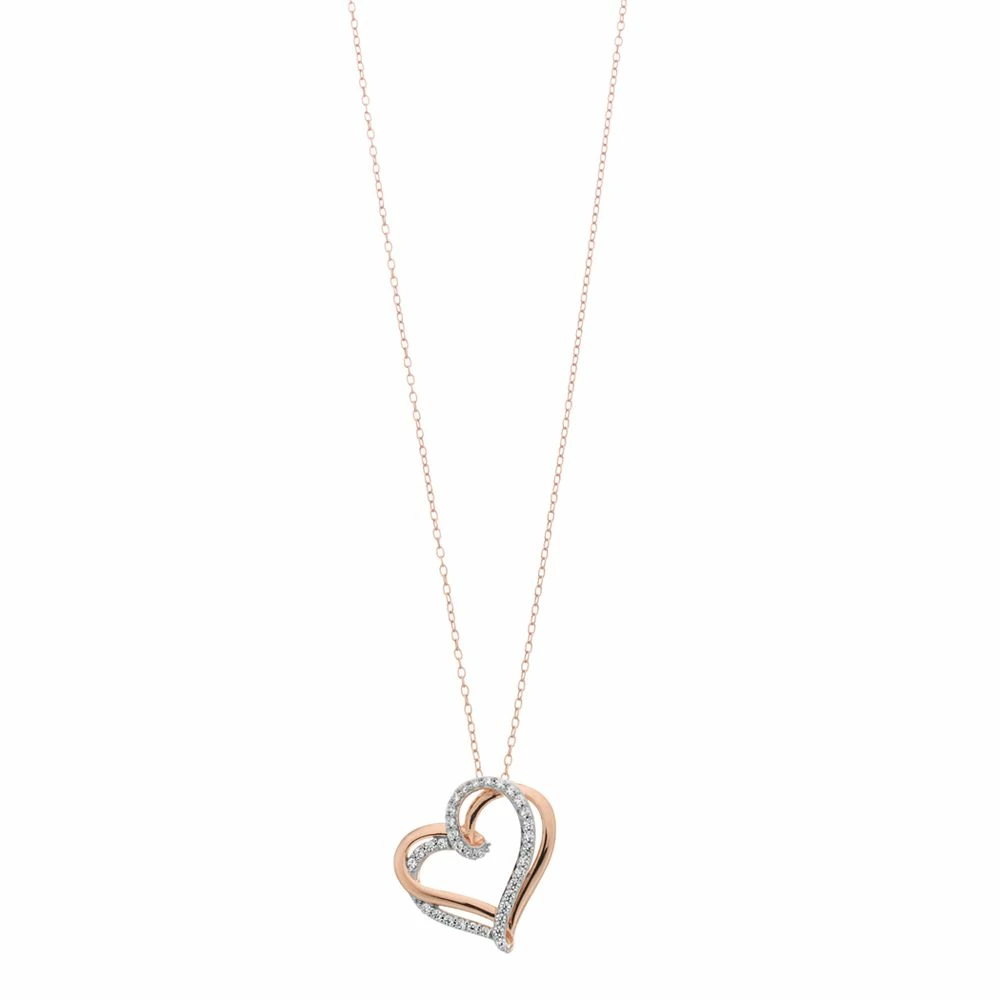 1/4 Carat T.W Diamond Heart Pendant Necklace - Image 2