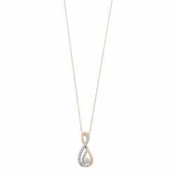1/4 Carat T.W Diamond Teardrop Pendant Necklace