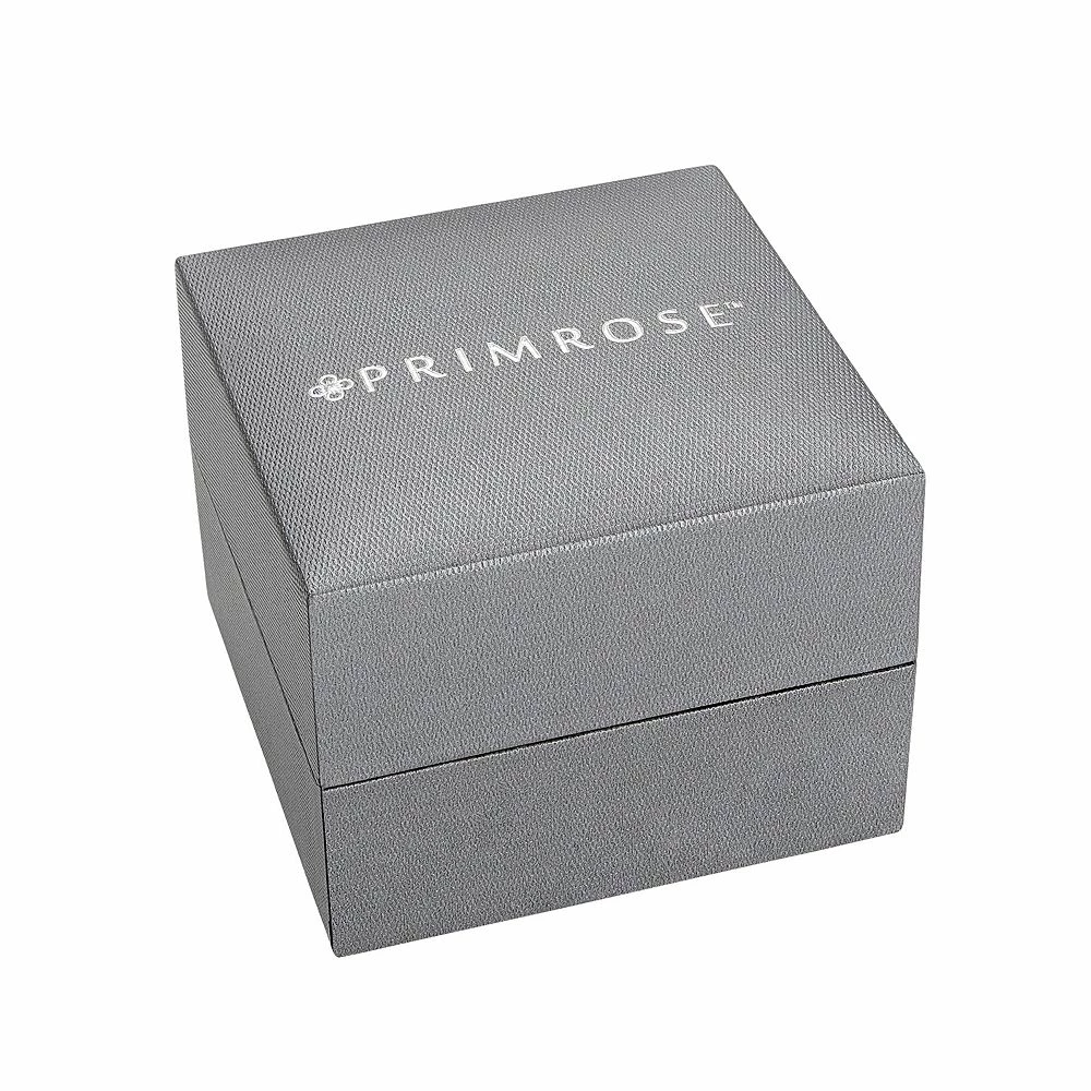 PRIMROSE Sterling Silver Cubic Zirconia Butterfly Bypass Ring - Image 5